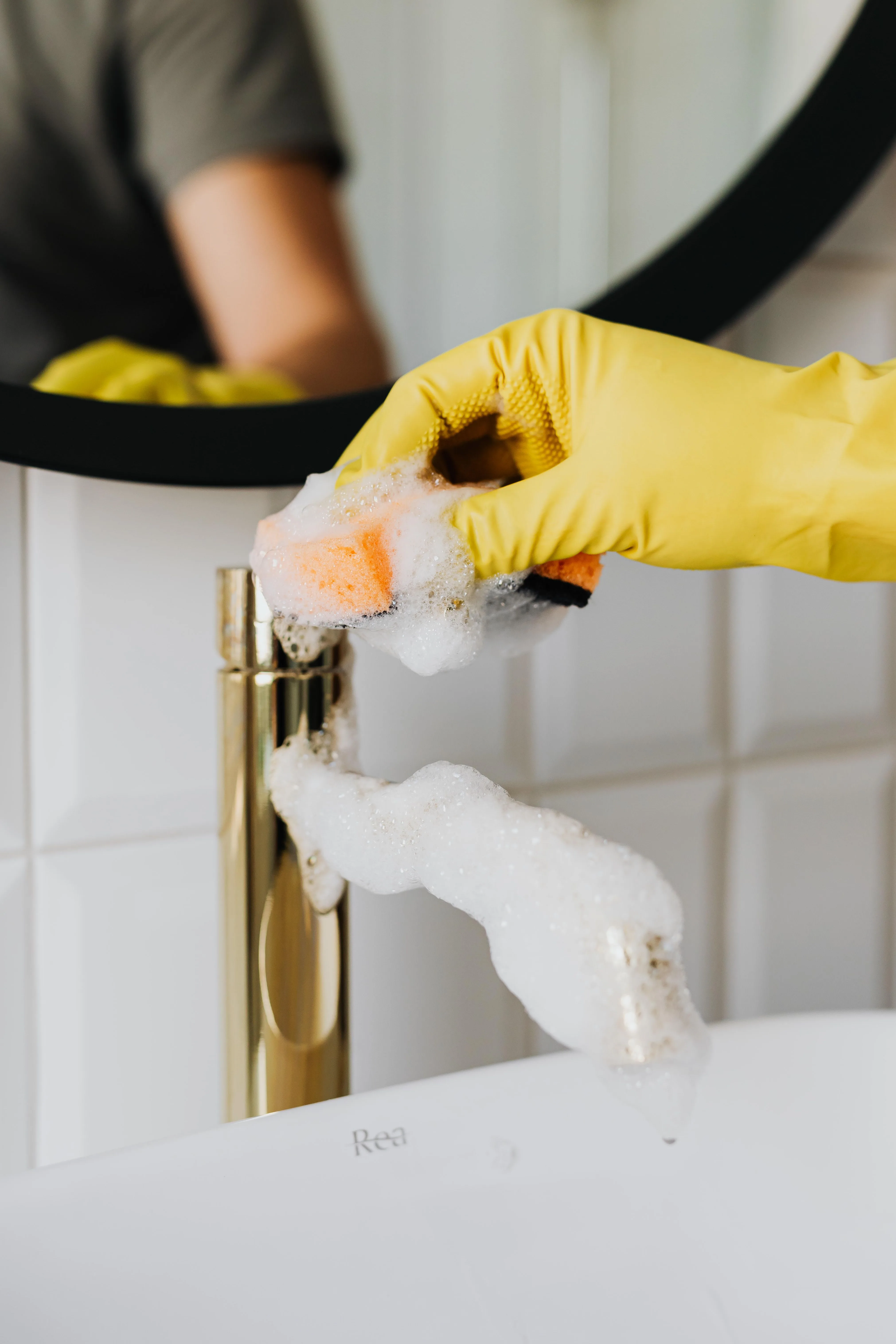 A bathroom cleaned to a hotel standard