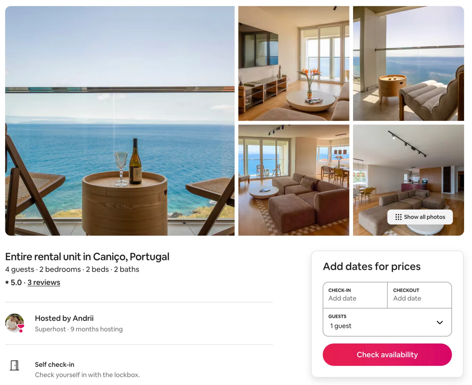 Horizon Living — live on Airbnb